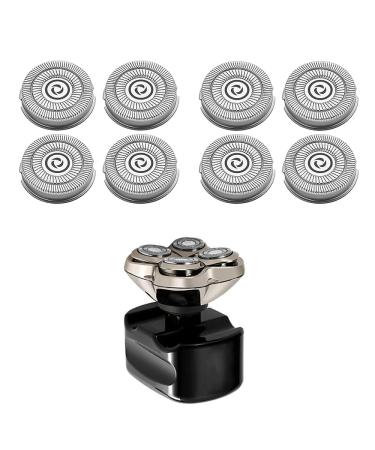 Shaver Head Replacement Blades compatible with Skull Shaver Pitbull Gold PRO Shaver Replacement Blade 4 Head-8 Pack