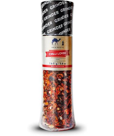 Silk Route Spice Company Chilli Spice Seasoning Giant Grinder - 165g/5.8 oz Chilli Lover