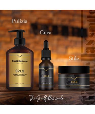 Goodfellas Nourishing Beard Shampoo 250ml - Made in Italy | Sandalwood & Mandarin | International Shipping - Buy Online on SooperMarket.com
