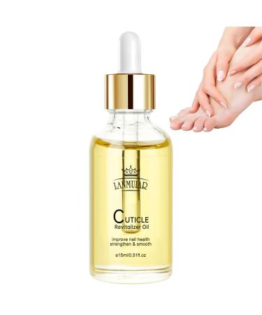 Vitamin Nail Strengthening Cuticle Oil with dropper For Fingernail Or Toenail Nail Strengthener Oil For Damaged And Weak Nails 15ml Orange scent