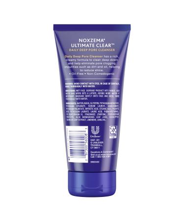 Noxzema Ultimate Clear Daily Deep Pore Oil-Free Cleanser - 6 Oz Ea (Pack of 2) - Buy Online on SooperMarket.com