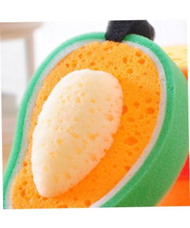 Angoily 12 Pcs Natural Bath Loofah Sponge Exfoliator - Fruit Decor Shower Tool for Exfoliating & Body Scrub - Ideal for Spa & Bath - Buy Online on SooperMarket.com