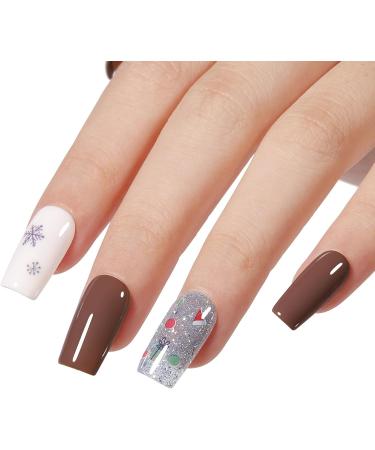 AILLSA Brown Gel Nail Polish 15 ML - Coco Color Dark Brown Varnish for Salon & Home Use - Buy Online on SooperMarket.com