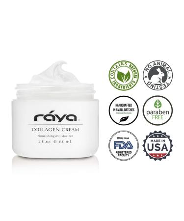 Raya Collagen Cream | Moisturizing Face Cream for Combination & Dry Skin | Anti-Aging Reduces Fine Lines & Wrinkles - Buy Online on SooperMarket.com