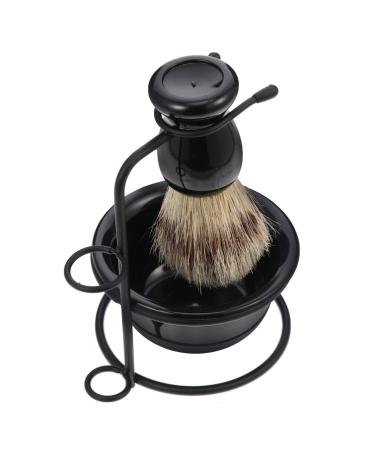 Angoily 1 set of beard set suits for men men's suit metal stand practical shaving bowl professional shaving bowl cosmetics shave accessories set man shaving brush plastic