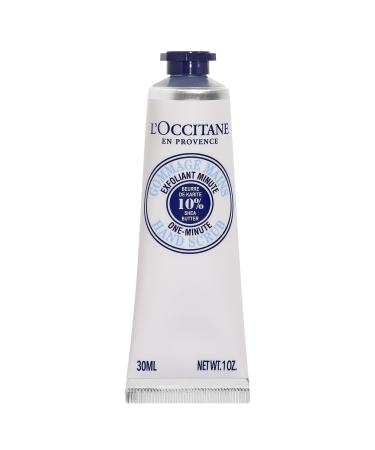 L'OCCITANE Travel Sized Shea Butter One Minute Hand Scrub 30ml | Enriched with 10% Shea Butter | Luxury & Clean Beauty Hand Moisturiser for All Skin Types