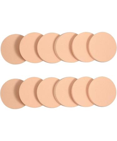 Jinlaili 12Pack Complexion Makeup Sponge Round Sponge Puff for Liquid Foundation Face Paint Sponge Set Sponges Puff Dry Wet Dual-Use for Flawless Fluid Foundation Creams Powders - Buy Online on SooperMarket.com