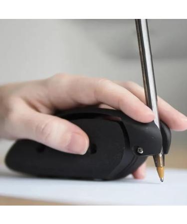 Tainrunse Ergonomic Pen Grip Drawing Aid for Limited Mobility Assistive Writing Tool Universal Compatibility Holder with Improved Control Black - Buy Online on SooperMarket.com