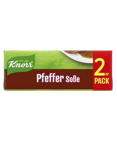 Knorr Pepper Sauce - Spicy Pepper Sauce Without Flavor Enhancers | 18x 2 Pack (46g) - International Shipping Available - Buy Online on SooperMarket.com