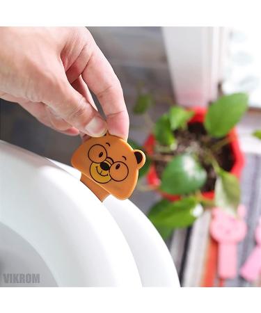 4Pcs Toilet Seat Lifter Tool - Self-Adhesive Handle for Touch-Free Lid Lifting - Portable and Hygienic Toilet Seat Cover Lifters - Buy Online on SooperMarket.com