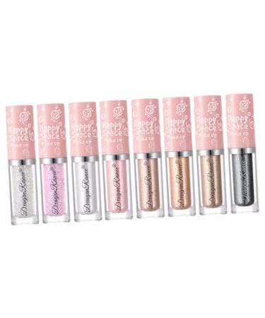 Angoily 8pcs Diy Highlight Makeup Cosmetics Bling Shadow Liquid Women Eye Glitter Tool Eyeshadow