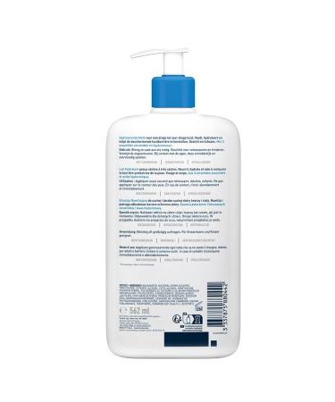 Cerave Moisture Lotion for Body & Face - Hydrating Lotion for Dry Skin with Hyaluronic Acid & Ceramides - 562 ml (1 Pack) - Buy Internationally - Buy Online on SooperMarket.com