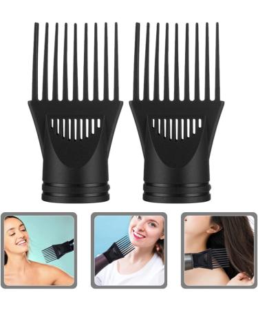 FRCOLOR 2pcs Blower Dryer Comb Attachment Hair Styling Accessories - Hair Dryer Concentrator Nozzle for Straightening Wavy Curly Hair - Buy Online on SooperMarket.com