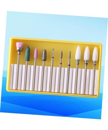 Mikinona 1 Set Nail Drill Bits Acrylic Nail Kit Manicure Sand Tool Manicure Drill Bits Diamond Nail Bit Kit De Pedicure Tools Gel Nail Kits Nails Drill Bits Manicure Pedicure Kit Nail Tools - Buy Online on SooperMarket.com