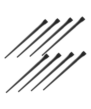 BELLIFFY 12pcs Eyeliner Brush Eye Shadow Brush Flat Liner Brush Eyeliner Makeup Tool Concealer Brush 15.5x1.2x0.6cm Black
