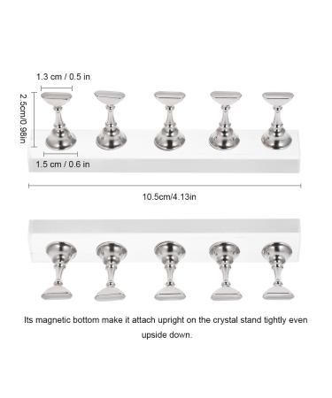 Anself Acrylic Nail Holder & Practice Board Premium Nail Displayer in Gold for Professional Nail Art - Buy Online on SooperMarket.com