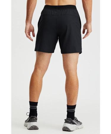 Fabletics Men's The Fundamental Short (Lined) - Black, XL | 7 Inseam, Lightweight Athletic Shorts for Workout, Running, Gym, Yoga - Buy Online on SooperMarket.com