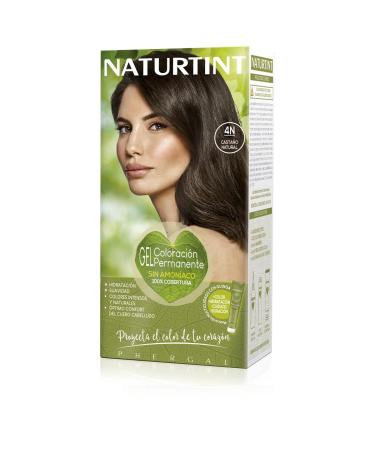 Natureint Biobased |Hair color oohne ammoniak |4n nature chestnut brown |High proportion of natural ingredients170 ml 4n.Nature chestnut brown 1 piece (1 Pack)