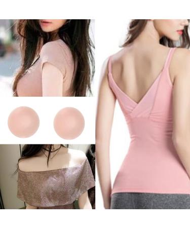 Buy FZBNSRKO 2 Pairs Natural Silicone Reusable Nipple Covers - Adhesive Breast Pads for Women | Gel Petals Pasties Bra Pads - Buy Online on SooperMarket.com