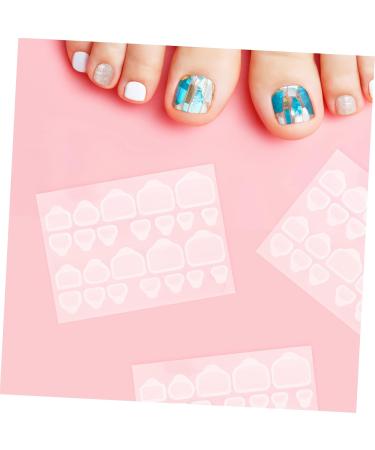 Gogogmee 20 Sheets Nail Stickers for Nail Art False Toenails for Big Toe Nail Adhesive Tabs Nail Glue Tabs Press on Sticky Tabs Sticky Nail Tabs Glue on Nails Medium Length Nail Sticky Tabs - Buy Online on SooperMarket.com