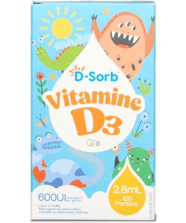 D-Sorb Vitamin D3 600IU 2.8ml - Buy Online on SooperMarket.com