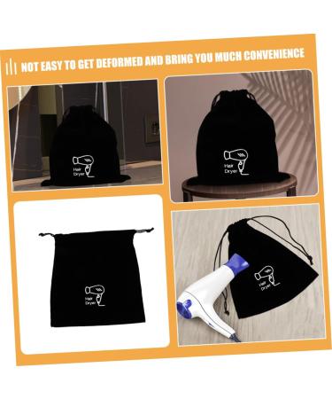 FOYTOKI Flannel Hair Dryer Bag Hair Dryer Attachments Storage Travel Bag for Hair Styling Tools Hair Tools Travel Bag Hair Dryer Bag for Traveling Hair Dryer Organizer Hair Tool Travel Bag - Buy Online on SooperMarket.com