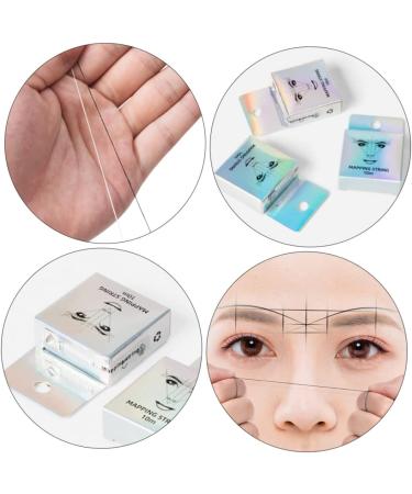Healeved 2pcs Eyebrow Locating Tool Convenient Eyebrow Ruler Simple Mapping Ruler - Buy Online on SooperMarket.com