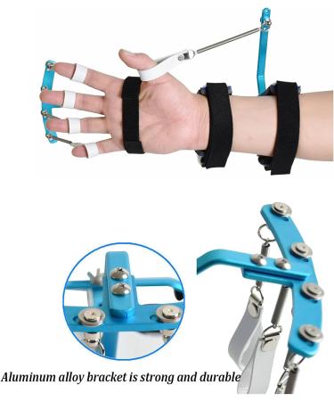 Adjustable Finger Orthosis Multifunctional Wrist Physiotherapy Training for Both Right and Left Hands - Buy Online on SooperMarket.com