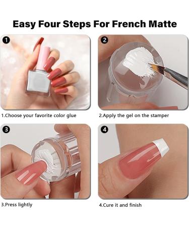 Premium Nail Stamp Set for French Manicure | Nail Design Accessories | International Shipping - Buy Online on SooperMarket.com