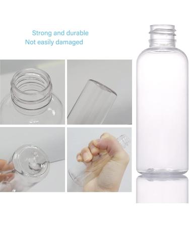 Lufevrm Travel Bottles Set - 4 Leakproof 100ml Refillable Spray & Pump Bottles with Transparent Bag for Shampoo & Perfume - Ideal for International Travel - Buy Online on SooperMarket.com