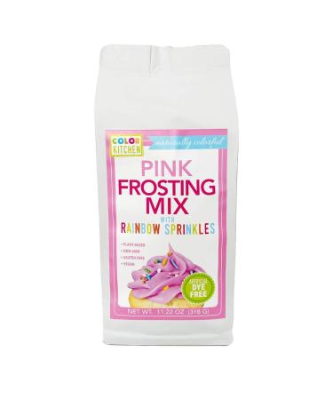 ColorKitchen Pink Frosting Mix with Rainbow Sprinkles 11.22 oz (318 g)