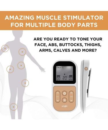 TensCare Uniglo Microcurrent Facial Toning Device to Help Reduce Visible Signs of Wrinkles and Tightens Pores. Gives a Youthful Look. EMS Programs to Help with Body Toning. Uniglo Device - Buy Online on SooperMarket.com