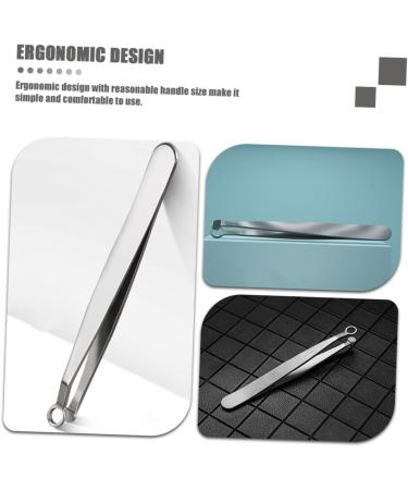 NOLITOY Stainless Steel Nose Hair Clip & Trimmer - Precision Slant Tweezer & Trimming Tool for Small Nose Hair - Portable & Durable - 9.9x1cm Green - Buy Online on SooperMarket.com