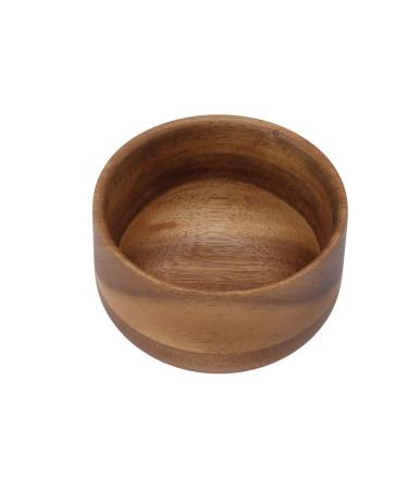 Yusat Men's Wooden Shaving Bowl Burr-Free Compact Shaving Foam Mug for Home Barber Shop