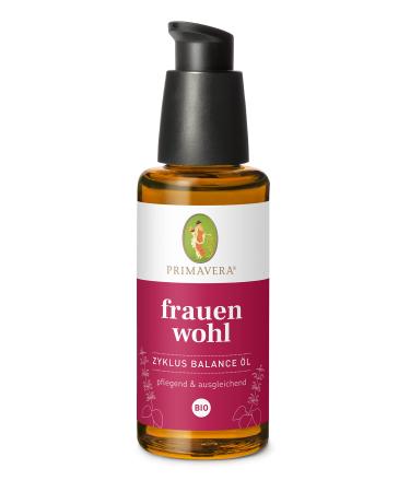 Primavera Womenwohl Cycle Balance Oil Bio 50 ml - Near body oil - aromatherapy - balancing relaxed by the days - vegan