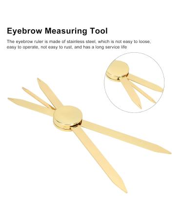 Precision Compass-Eye Eyebrow Liner - Adjustable Stainless Steel Microblading Tool for Perfect Eyebrow Mapping - Buy Online on SooperMarket.com