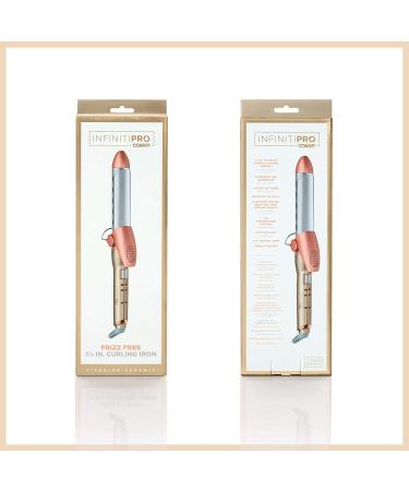 INFINITIPRO BY CONAIR 1 1/4-Inch Titanium Ceramic Curling Iron for Frizz Free Loose Curls on Medium to Long Hair - Buy Online on SooperMarket.com