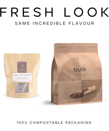Organic Raw Cacao Nibs 250g - Bulk Pack of 1 | Packaging May Vary - Buy Online on SooperMarket.com