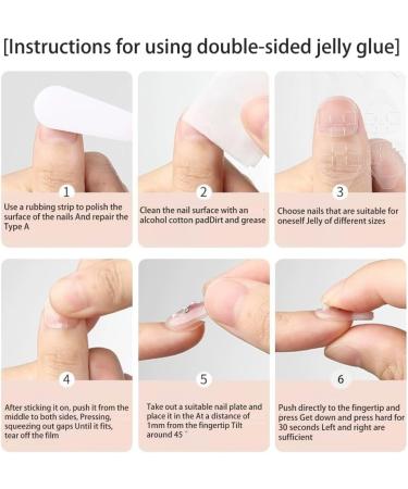 Ruarby Semi Cured Gel Nail Strips French Style Gel Nails Stickers Nails Art Stickers Nails Polish Strips Gel Wraps for Nails BSS0368 - Buy Online on SooperMarket.com