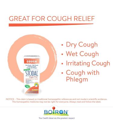 Boiron Stodal Adult Sugar Free 200ml Homeopathic Medicine for Dry & Wet Cough - Buy Online on SooperMarket.com