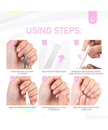 SAVILAND Cuticle Oil 6PCS Pen for Nail Growth Treatment - Nail Strengthener and Growth Oil Kit 0.08 Fl Oz (Pack of 6) - Buy Online on SooperMarket.com