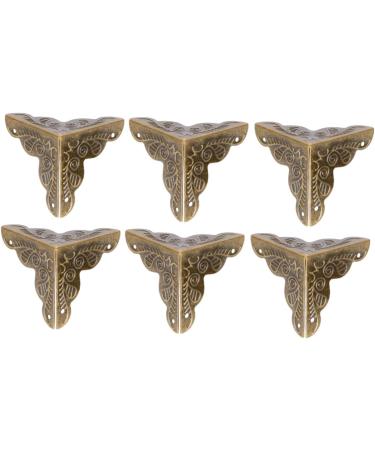 Gadpiparty Cabinet Shelf 30pcs Box Jewelry Boxes Vintage Decor Jewelry Accessories Corner Shelf Corner Guard Retro Box Metal 3.50X2.50X2.50CM As Shown - Buy Online on SooperMarket.com