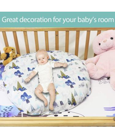 Snug Fitted Mountain Lounger Cover for Newborn Boys and Girls - Super Soft Removable Slipcover - Buy Online on SooperMarket.com