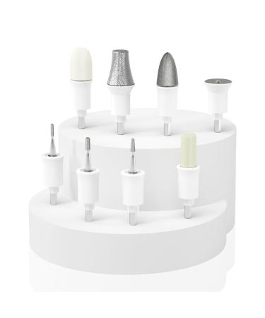 Eletorot Nail Drill Bits for AOL02 Manicure and Pedicure Set Electric Nail File Replacement for Thinning Thick Fingernails Toenails and Removing Calluses Dead Skin Attachments