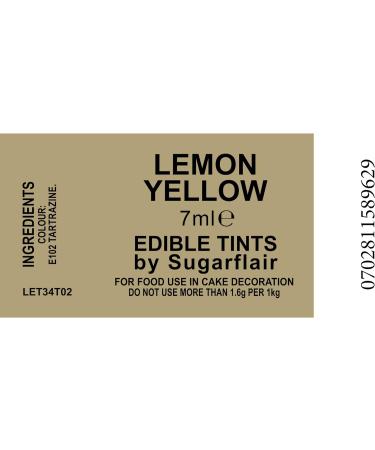 Sugarcraft Sugarflair Colour Blossom Tint Powder Dust Lemon Yellow 7ml - Buy Online on SooperMarket.com