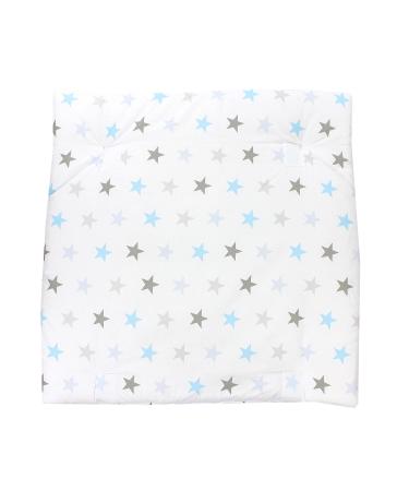 TupTam Baby Changing Mat with 2 Terry Cloth Covers - Stars Blue Gray 70 x 50 cm | International Shipping Available - Buy Online on SooperMarket.com
