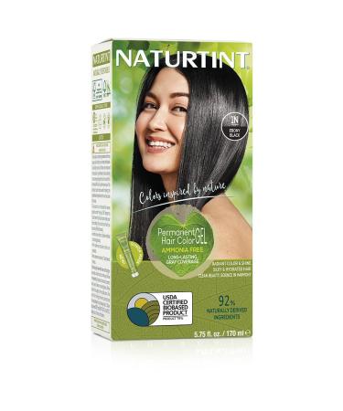 Naturtint Hair Colour 1N Ebony Black 165ml