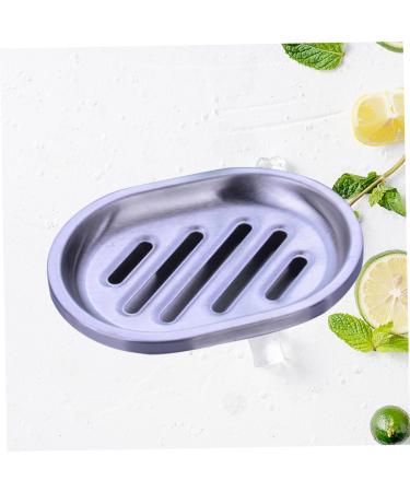 Ciieeo Kitchen Soap Rack Soap Holder Soap Container Rack Bathroom Soap Rack Box Stainless Steel - Buy Online on SooperMarket.com