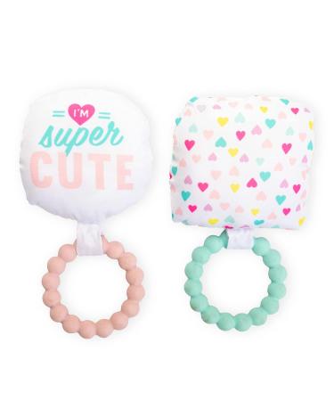Carter's Unicorn Rattle Teether Set