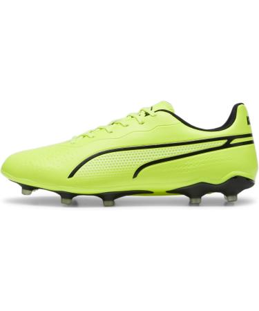 PUMA Unisex King Match FG/AG Soccer Shoes - Electric Lime & Black - Size 44.5 EU | International Shipping Available - Buy Online on SooperMarket.com